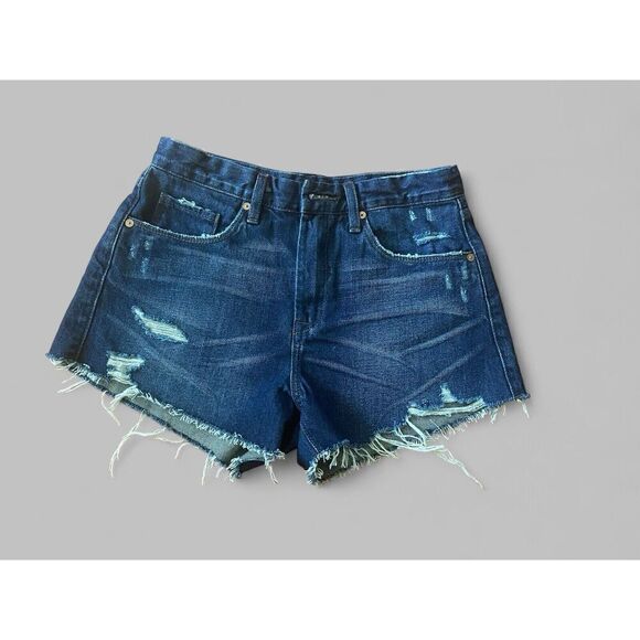Blank NYC The Barrow Women’s Denim Shorts Vintage High Rise Size 27 - Picture 1 of 7